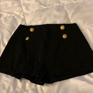 Black Sailor Shorts